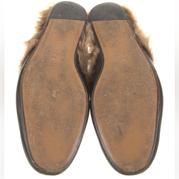 GUCCI Princetown Leather Slides Slippers - Picture 5 of 5